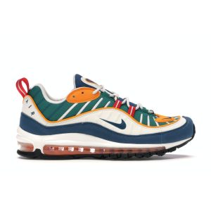 Nike Air Max 98 University-Red Blue-Force-Orange-Peel (AH6799-601)