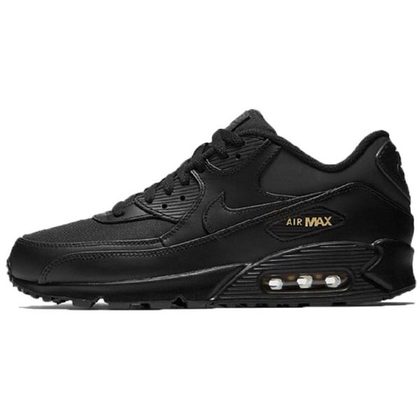 Nike Air Max 90 Premium Black Gold Metallic-Gold (700155-011)