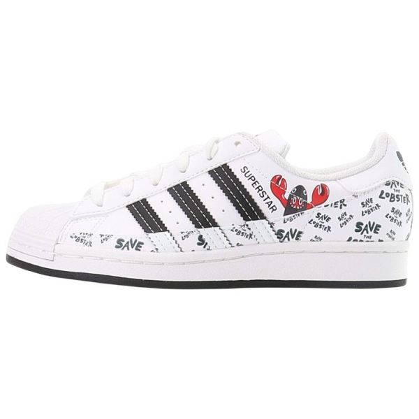 adidas Philip Colbert x Superstar Save The Lobster White Footwear-White Scarlet (GX7996)