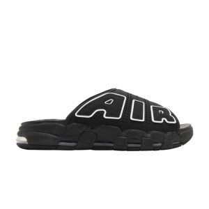 Nike Air More Uptempo Slide Black - Black Sole Clear White (DV2137-001)