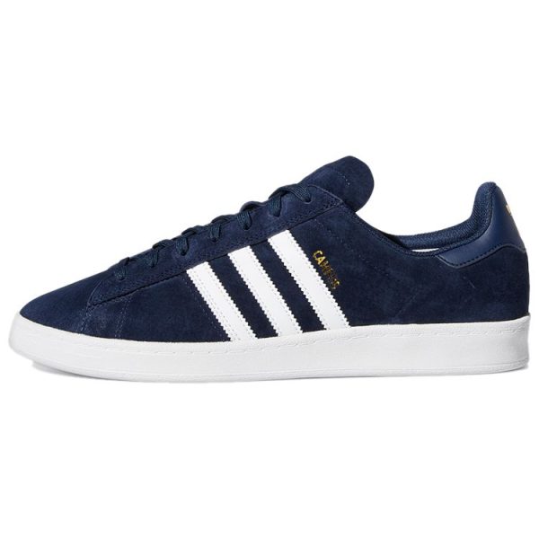 Adidas Campus ADV Collegiate Navy   Blue Cloud-White Gold-Metallic (FY0490)