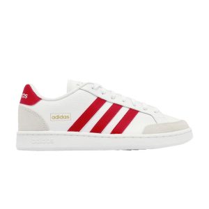 Adidas Grand Court SE White Scarlet   Cloud-White Chalk-White (FY8169)