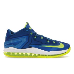 Nike Max LeBron 11 Low Sprite Blue Hyper-Cobalt Volt-White-Pht-Bl (642849-471)