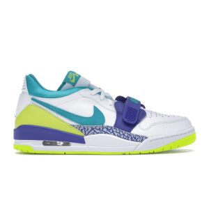 Air Jordan Just Don x Jordan Legacy 312 Low Neon Aquamarine Teal White Ultramarine-Neon-Yellow-Aquamarine (CD7069-103)