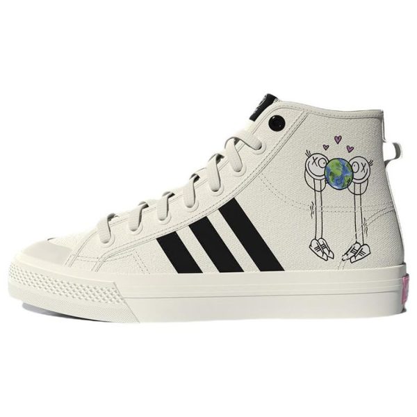 adidas Andr Saraiva x Nizza Hi RF The World Needs Love White Cream-White Core-Black (GZ2204)