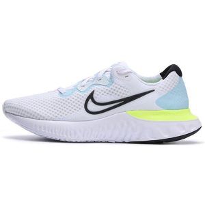 Nike Renew Run 2 Volt White Black Light-Blue-Fury (CU3504-100)