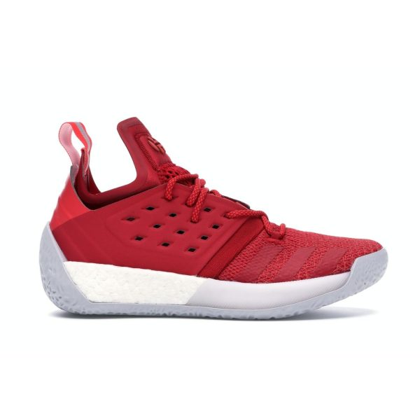 adidas Harden Vol2 Bold Red Shock-Red Light-Solid-Grey (BC1015)