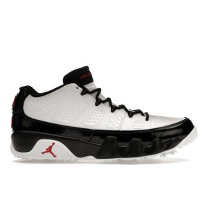 Air Jordan 9 Low Golf White Black True Red (FJ5934-100)