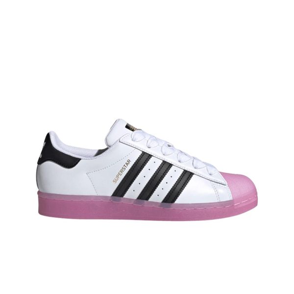 Adidas Superstar White Black Shock Purple (FW3554)