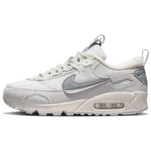 Nike Air Max 90 Futura White Metallic Silver   Summit-White Sail (FB1877-110)