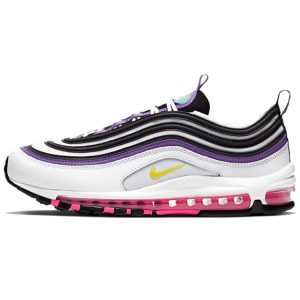 Nike Air Max 97 White Dynamic Yellow Violet - Aurora-Green Black (921826-106)