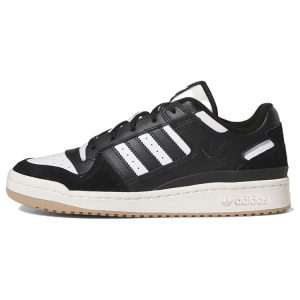 adidas Forum Low Black White Gum Core-Black Cloud-White Cream-White (ID6857)