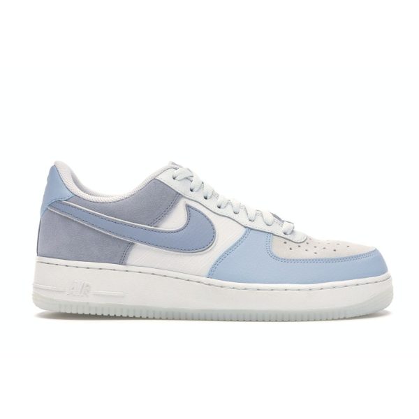 Nike Air Force 1 Low 07 LV8 Light Armory Blue   Obsidian-Mist-Off-White (AO2425-400)