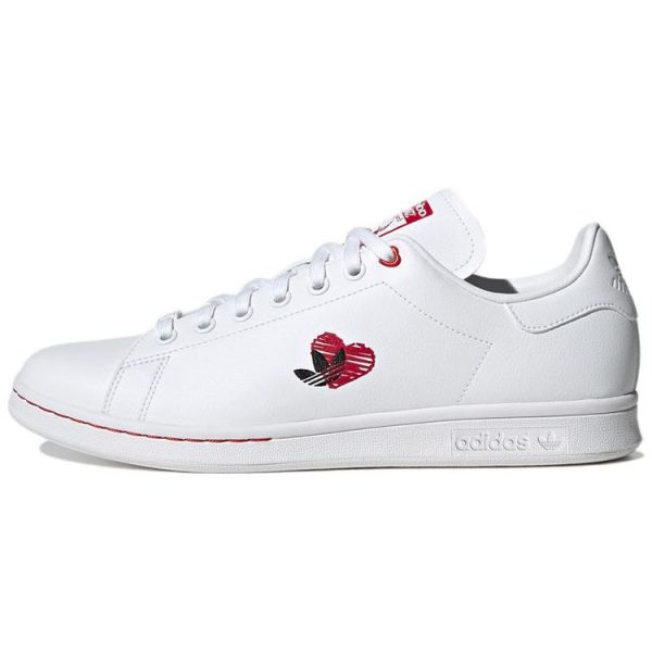 adidas Stan Smith Valentines Day White Cloud-White Scarlet (GW4418)