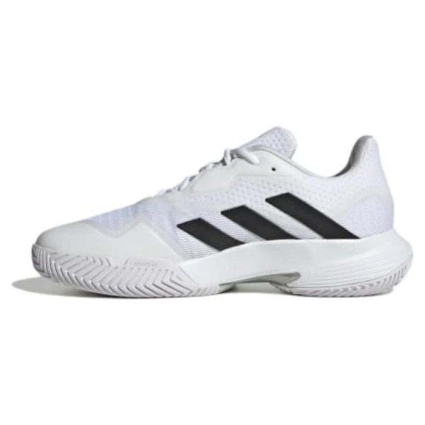 Adidas CourtJam Control White Black   Cloud-White Core-Black Matte-Silver (ID1538)