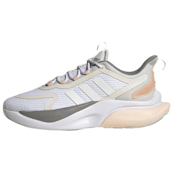 Adidas Alphabounce White Peach   Cloud-White Zero-Metallic Grey-Three (HP6147)