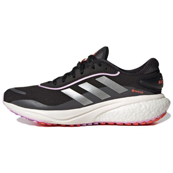 adidas Supernova GORE-TEX Black Silver Metallic Core-Black Impact-Orange (GY8319)