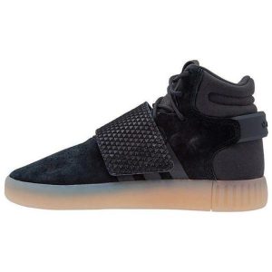 Adidas Tubular Invader Strap J   Black Core-Black Vintage-White (BA9372)