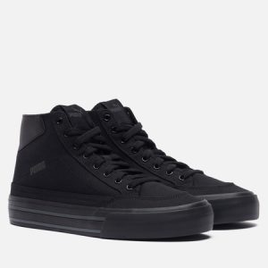 кроссовки Puma Court Classic Vulc Mid (396149-02) черного цвета