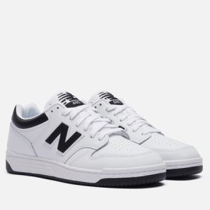 кроссовки New Balance BB480LBK (BB480LBK) белого цвета