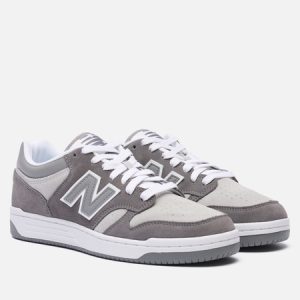 кроссовки New Balance BB480LEC (BB480LEC) серого цвета