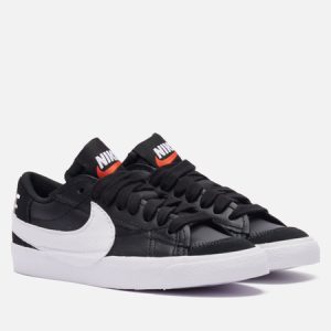 кроссовки Nike Wmns Blazer Low '77 Jumbo (DQ1470-002) черного цвета