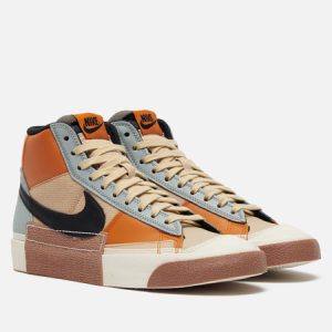 кроссовки Nike Blazer Mid Pro Club (FJ4186-200) коричневого цвета