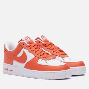 кроссовки Nike Air Force 1 '07 (FZ4627-800-4_450X450.JPG) оранжевого цвета