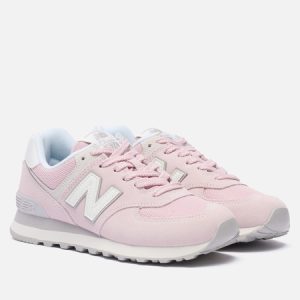 кроссовки New Balance WL574EVP (WL574EVP) розового цвета