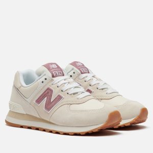 кроссовки New Balance WL574QC2 (WL574QC2) бежевого цвета