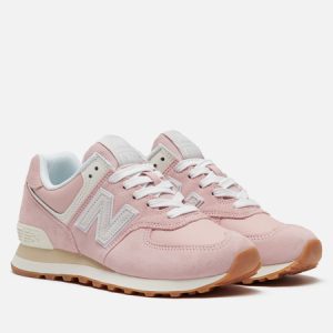 кроссовки New Balance WL574QE2 (WL574QE2) розового цвета