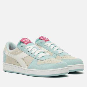 кроссовки Diadora Magic Basket Low Suede (179014-D0815) голубого цвета