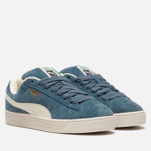 кроссовки Puma Suede XL Hairy (397241-03) синего цвета