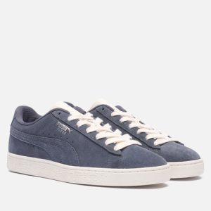 кроссовки Puma Suede Premium (398424-01) серого цвета