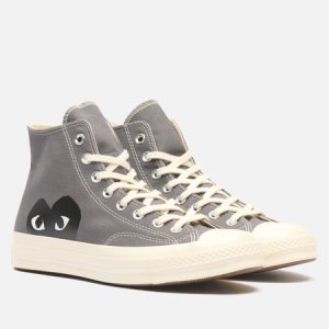 кеды Converse x Comme des Garcons Play Chuck 70 Hi (A08793C) серого цвета