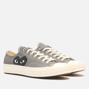 кеды Converse x Comme des Garcons Play Chuck 70 Low (A08797C) серого цвета