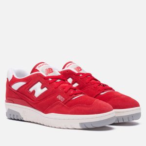 кроссовки New Balance BB550VND Suede Pack (BB550VND) красного цвета