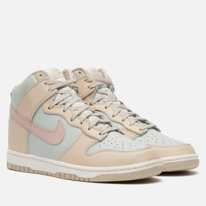 кроссовки Nike Wmns Dunk High (DD1869-113) бежевого цвета