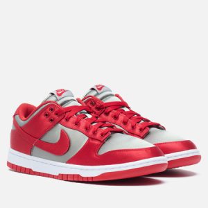 кроссовки Nike Wmns Dunk Low UNLV Satin (DX5931-001) красного цвета