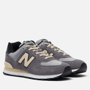 кроссовки New Balance U574LGG (U574LGG) серого цвета