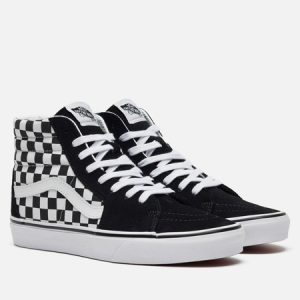 кеды Vans SK8-Hi Checkerboard (VN0A32QGHRK) черного цвета