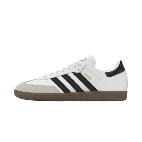 Adidas   Samba Indoor White Black Gum Cloud-White Core-Black Vivid-Red (IH6001)