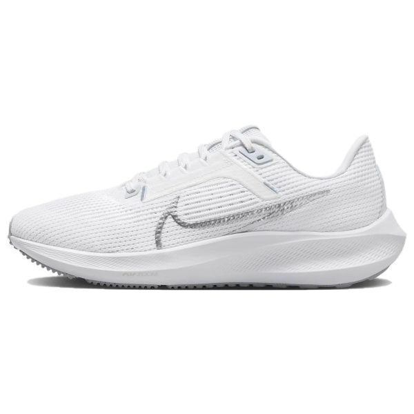 Nike Air Zoom Pegasus 40 White Metallic Silver Pure-Platinum (DV3854-101)