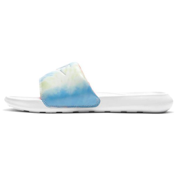 Nike Victori One Printed Slide Tie-Dye White Bright-Mango Sapphire (CN9676-101)