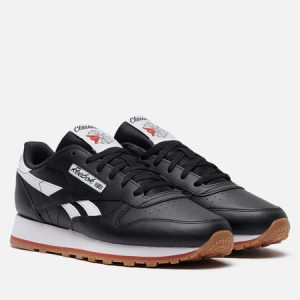 кроссовки Reebok Classic Leather (100202969) черного цвета