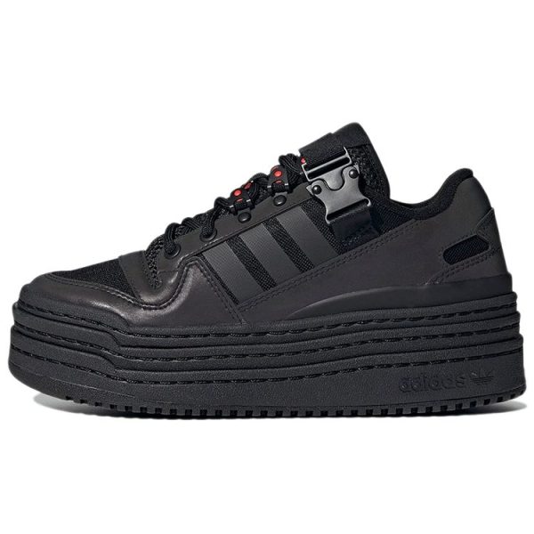 Adidas Triple Platform Low Black    Core-Black Solar-Red (GY9607)