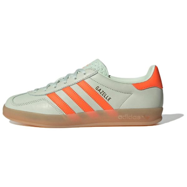 Adidas Gazelle Indoor Linen Green Solar Orange   Gum (IF6982)