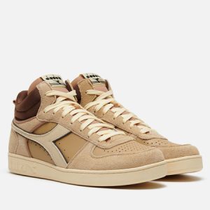 кроссовки Diadora Magic Basket Demi Cut Suede Leather (178563-25075) бежевого цвета