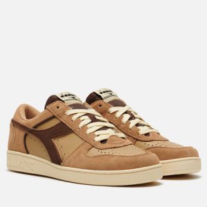 кроссовки Diadora Magic Basket Low Suede Leather (178565-25075) коричневого цвета