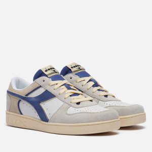 кроссовки Diadora Magic Basket Low Suede Leather (178565-C1750) белого цвета